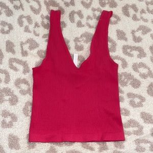 Hot pink nikibiki tank top